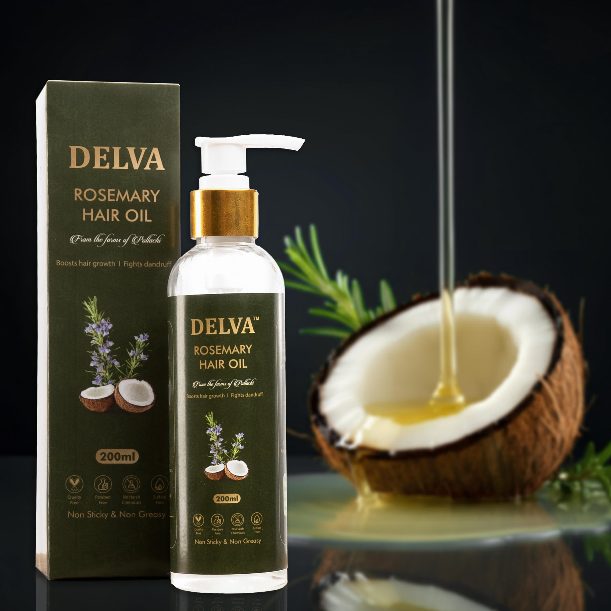 Delva Rosemary Hair Oil — ingredients
