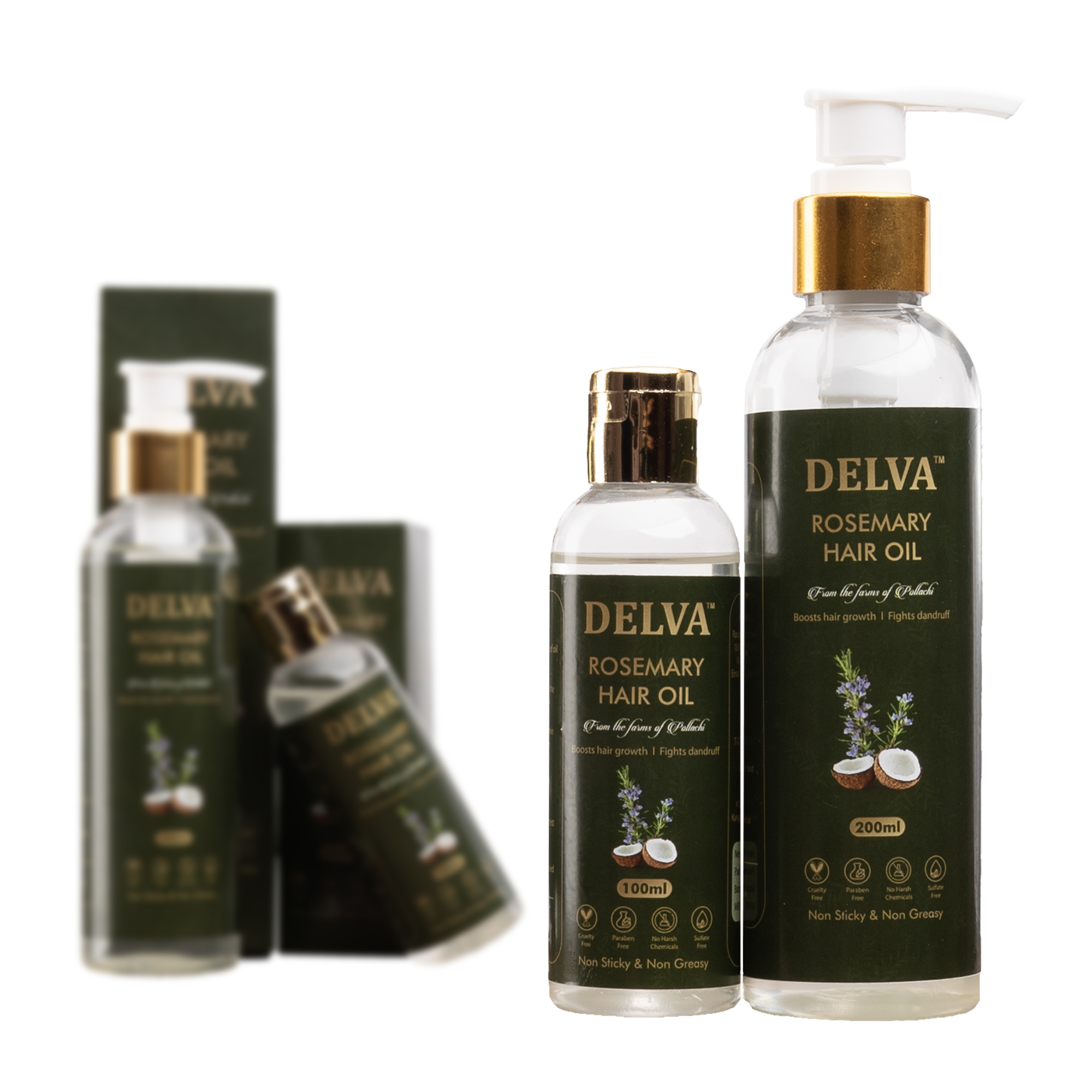 Delva Rosemary Hair Oil — 100ml and 200ml